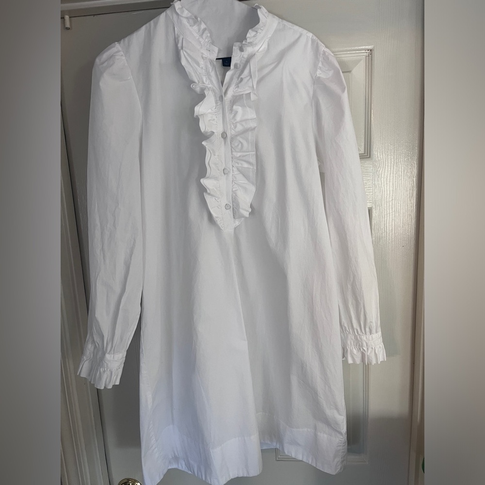 J. Crew White Cotton Dress - size Small